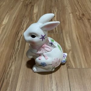 Bunny Cookie Candy Jar Easter Young’s Heartfelt Kitchen Creations Glazed Ceramic